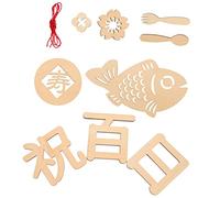 CIMAXIC Handmade Wooden Milestone Cards One Hundred Day Milestone Sign Photo Props