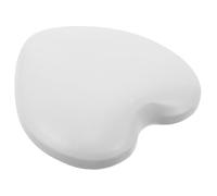 CIMAXIC Heart Shaped Memory Foams Ergonomic Nail Armrest for Nail Tech 5.89x5.89x1.18in Gentle Support Alleviate Hand Fatigue Pu Soft Material Sleek Modern Design for Manicures
