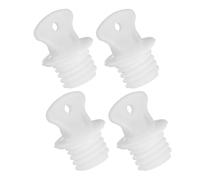 CIMAXIC Hot Water Bottle Stoppers Hot Water Sack Plugs 4pcs Rubber Replacement Lids Leakproof Easy Maintenance Versatile Use for Travel and Home