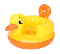 CIMAXIC Inflatable Baby Seat Duck Float Toddler Chair Back Support Portable Thick Inflatable Sofa for Kids for Pool and Beach Use