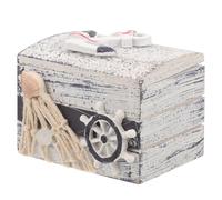 CIMAXIC Jewelry Box for Organizing and Displaying Mediterranean Style with Large Capacity Wooden and No Burrs Amber and Diamonds in Bedroom Or Living Room