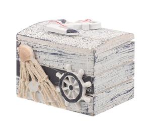 CIMAXIC Jewelry Box for Organizing and Displaying Mediterranean Style with Large Capacity Wooden and No Burrs Amber and Diamonds in Bedroom Or Living Room