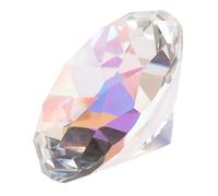 CIMAXIC Large Diamonds Nail Display Prop Glass Paperweight Photofriendly Design Hand Model for Professional Nail Salon and Home Decor