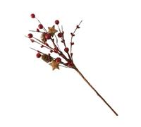 CIMAXIC Lifelike Artificial Branch Red Berry and Pine Cone Christmas and for Home Decoration and Flower Arrangement, Photography Prop for Wedding Party and Festive Holiday Décor
