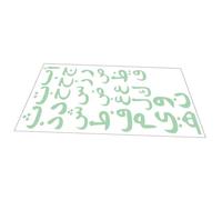 CIMAXIC Light up Letters Wall Stickers Arabic Alphabet Glow Dark Decal Boys and Girls Decor Stickers Murals