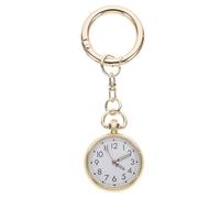 CIMAXIC Luminous Nurse Pocket Watch Keychain with Quartz Movement, Zinc Alloy Material, Easy to Read Time, Suitable for Hanging on A Belt Or Bag, Simple Stylish Design for Elderly