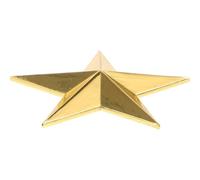 CIMAXIC Magnetic Five-pointed Star Wall Sculpture 5.0cm Gold DIY Medal Craft Ornament for Home Décor and Sports Medal Making