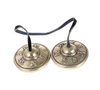 CIMAXIC Manual Meditation Bell Yoga Meditation Cymbal Tibetan Cymbal Bell Buddhist Religious Supply Pure Material Handmade Instrument