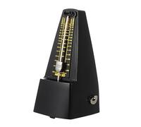 CIMAXIC Metronome for Piano Guitar Violin Drum Black Mechanical Small and Perfect for Beginners
