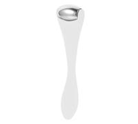 CIMAXIC Mini Facial Ice Roller with Spoon Applicator Portable Eye Massager for Women Curvilinear Design Beauty Tool for Skin Tightening and Fine Line Reduction