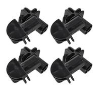 CIMAXIC Modular Closet Connectors for Secure Connection and Multiple Purposes 8pcs Black Plastic Wire Cube Connectors in Wire Shelving Units
