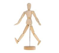 CIMAXIC Movable Joint Wooden Doll Ornament Stop Motion Armature for Artists Dollhouse Decoration