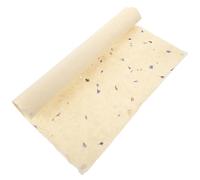 CIMAXIC Natural Floral Petal Wrapping Paper Roll, Handmade Eco-Friendly Flower Design Wrap Paper for Birthday, Craft, and DIY Packaging Supplies