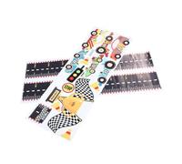 CIMAXIC Nursery Height Chart Wall Decal Kids Growth Measurement Sticker Set Race Cars Theme
