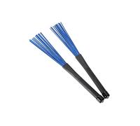 CIMAXIC Nylon Drum Brush Retractable Handles Blue 33cm Ideal for Percussion Players