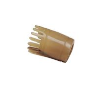 CIMAXIC Ox Horn Comb Horn Tip Comb Acupoint Massage Headache Retro Style Scalp Massager for Head and Neck Relaxation 2.16x2.16x1.97in Color Assorted Style