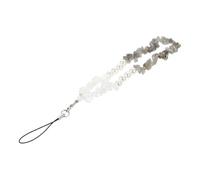 CIMAXIC Phone Hanging Chain Beaded Crystal and Pearl Charm for Mobile Use | Wrist Carry, Anti Theft Support, Travel and Festival Use, Finely Processed Beads, for Students and Hobbyists