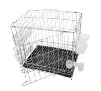 CIMAXIC Pigeon Breeding Cage Foldable Bird Cage Nesting Bowl Pet Bird Carrier for Pigeons Finch Canary