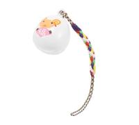 CIMAXIC Portable Copper Sheep Shaped Phone Charm Strap with Bell Decorative Phone Keychain Pendant for Cellphone and Purse Unique Stylish Lanyard for Hanging Decor and Good Luck