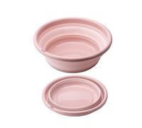 CIMAXIC Portable Folding Wash Basin for Camping Mini Collapsible Bucket Handles Outdoor Water Washbasin for Car Hiking Fishing