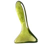 CIMAXIC Portable Green Gua Sha Face Massage Tool for Neck and Body Manual Scraping Plate for Facial Sculpting Skin Tightening and Meridian Care Gift for Relaxation and Muscle Relief