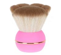 CIMAXIC Portable Powder Brush with Cover, Cat Claw Shape Cosmetic Tool Brush for Daily Use, Artificial Fiber and Silicone Material, Suitable for Beginners with Smooth Coverage