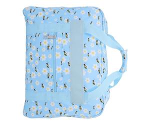 CIMAXIC Portable Sewing Machine Storage Bag with Multiple Front Pockets Capacity Travel Tote Organizer with Handle and Hanging Design for Crochet Yarn Knitting Accessories