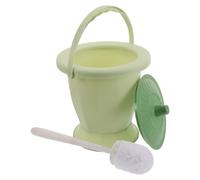 CIMAXIC Portable Toilet Adult Potty Bedside Commode Bucket Lid Leakproof Plastic Urinal Container for Home Hospital Travel Pregnancy
