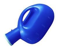 CIMAXIC Portable Urinal for Men: 67oz/2000ml Car Urine Pee Bottle - Spill Proof Male Potty Container with Handle & Lid - for Traffic Jams Truck Drivers Road Trips Travel, Blue