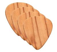 CIMAXIC Premium Olive Wood Guitar Picks for Electric Acoustic Guitars Replacement Plectrums Strong Bright Sound