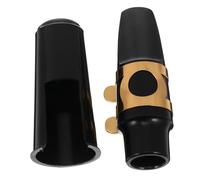 CIMAXIC Profession Saxophone Plastic Alto Mouthpiece Kit Metal Saxophone Accessories Gold Black Excellent Sound Quality