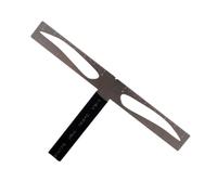 CIMAXIC Professional Eyebrow Ruler Stencil Reusable Metal Three-point Balance Positioning Kit Easy to Carry Eyebrow Drawing Tool for Beginners and Tattoos Stylists at Home Or on A Trip