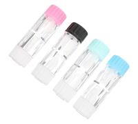 CIMAXIC Protective Rgp Lens Case 4pcs Set, Hard Plastic Contact Lens Storage Box, Compact and Easy to Carry, Leakproof Holder for Daily Use and Travel