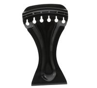 CIMAXIC Replacement Tailpiece for 6 String Guitar Tailpiece Black Metal 11.5x6.6x0.15mm Fit
