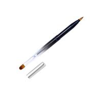 CIMAXIC Retractable Double-ended Lip Gloss Brush Makeup Brush Portable Metal and Fiber Lipstick Applicator Compact Design for Home Use and Professional Beauty Salon
