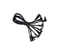 CIMAXIC Right Angle Power Daisy Chain Cable for Guitar Pedals Power Splitter Spring-loaded for Clean and Use