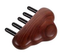 CIMAXIC Scalp Massage Comb Multi-Functional with Gua Sha Inspired Design Wood Enhancing Circulation and Relaxation Portable Meridian Scraping for Body and Hair at Home Or on The Go