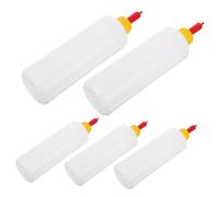 CIMAXIC Set of 5 Livestock Milk Bottles Goat Nursing Bottle Calf Feeder for Lambs