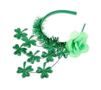 CIMAXIC Shamrock Headband for Women Irish Dance Hair Band Patrick's Day Accessory Green Headband for Party