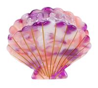 CIMAXIC Shell Shape Hair Claw Clip for Women Acetic Acid Material Strong Hold Ponytail Holder That Will Not Hurt Hair