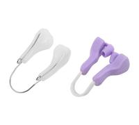 CIMAXIC Silicone Nose Shaper Clip and Stylish Look 2 Pcs Nighttime Nose Device for Snoring Relief Soft Comfortable Beauty Clips for Better Sleep