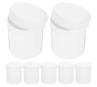 CIMAXIC Small Bottles and Daily Medication Storage 10pcs Refillable 100ml Plastic with Secure Lid Design and Cushioning Pad Storage Organizer for Travel Pill Container