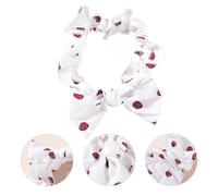CIMAXIC Strawberry Pattern Elastic Headband for Face Washing Thin Hair Tie Sport Headband Style for Everyday Use