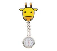 CIMAXIC Students Nurse Quartz Pocket Watch with Clip Deer Design Suitable for Clinical and Exam Settings