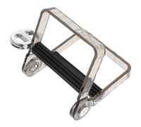 CIMAXIC Toothpaste Squeezer Hair Dye Cream Squeezer Manual Tube Wringer Multiple Functions Lightweight Pet Abs Material Squeeze Out Remaining Paste for Home and Hair Salon Use