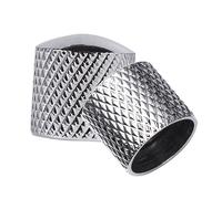 CIMAXIC Tuner Cap Set 4pcs Metal Dome Control Knobs for Guitar Volume and Tone