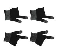 CIMAXIC Two-finger Game Gloves 2 Pair Carbon Fiber Touch Screen Sleeves