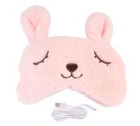 CIMAXIC USB Steam Eye Pad 5v Warm Eyeshade Temperature Adjustment Lightweight Flannel Eye Mask Fatigue Supple Design Fine Craftsmanship for Sleeping at Home and Hotel