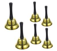CIMAXIC Vintage Christmas Bell Manual Restaurant Bell Bar for Crafts Hotel Service