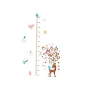 CIMAXIC Vinyl Decal Removable Wall Decal for Boys and Girls Cartoon Wall Sticker Measure Height